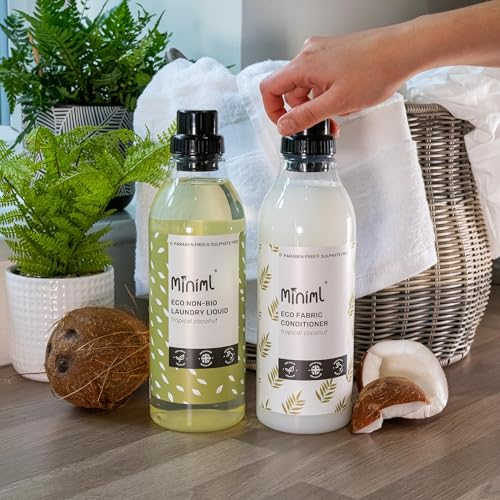 Miniml - Eco Fabric Softener & Conditioner 1L Bottle Tropical Coconut 5