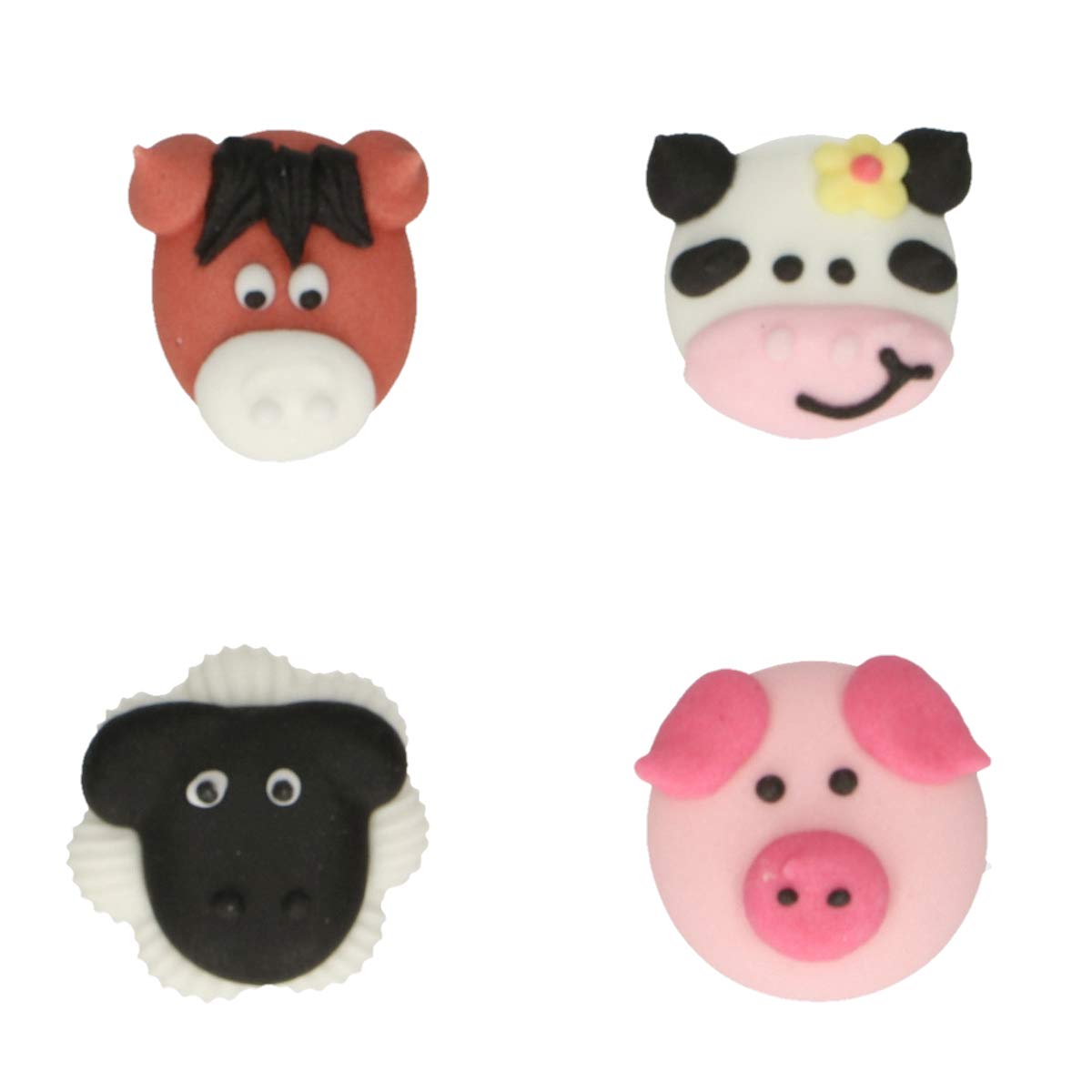 FunCakes Sugar Decorations Farm Animals - Set of 12 Edible Cake Toppers 2