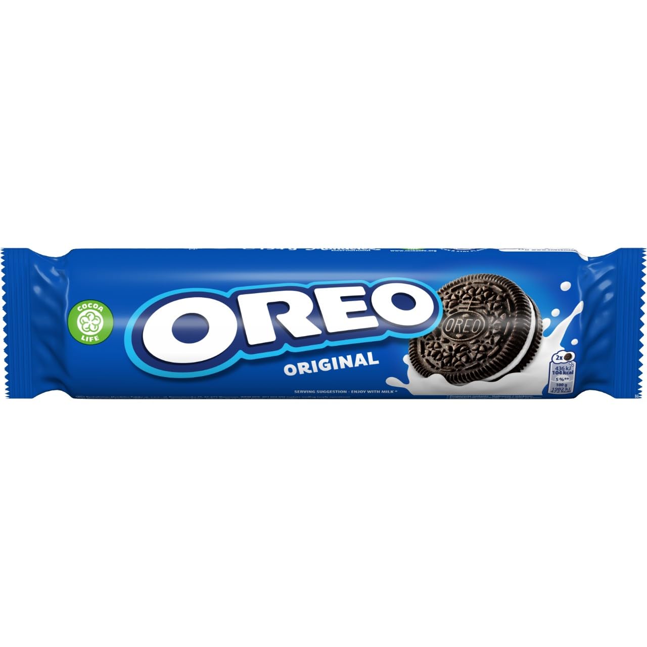 Oreo Original Minecraft Sandwich Biscuits - Vanilla Crème Filling | 154 g Pack 1