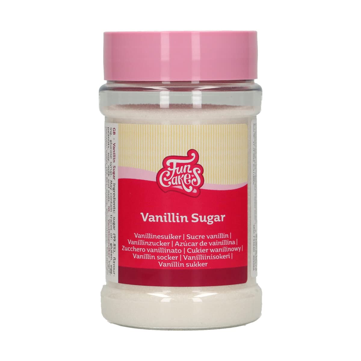 FunCakes Vanillin Sugar - Vanilla Flavoring Powder for Baking and Topping | 250g Jar