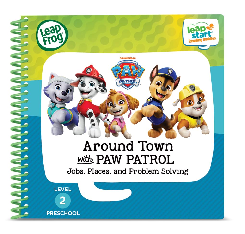 LeapFrog LeapStart Reading Buddies: Around Town With PAW Patrol - Interactive Learning for Ages 3-6 2