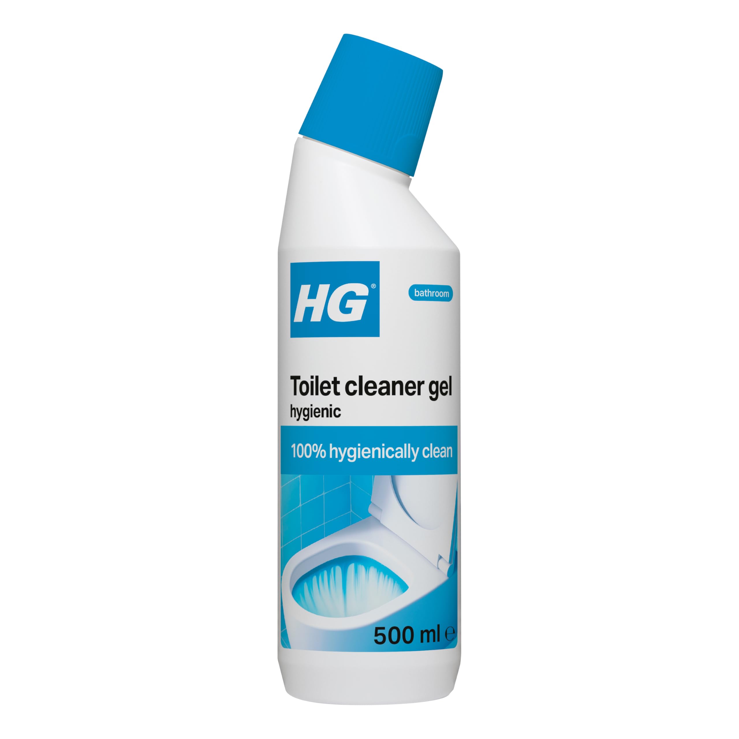 HG Toilet Cleaner Gel - Removes Limescale & Stains | Fresh Scent | 500ml