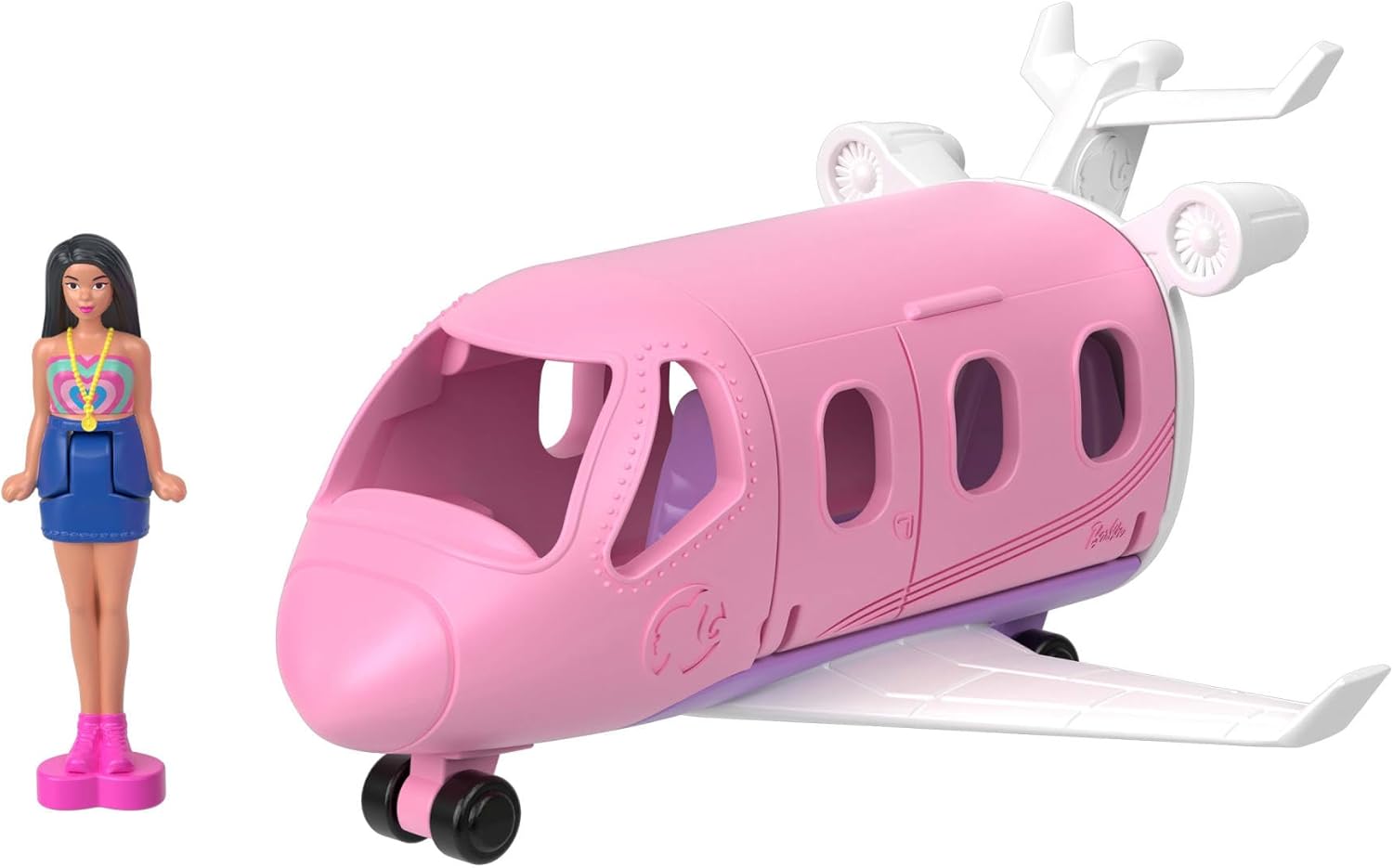 Mini BarbieLand 4-Pack Doll & Vehicle Playset - Color-Change Vehicles with 1.5-inch Dolls for Ages 4+ 3
