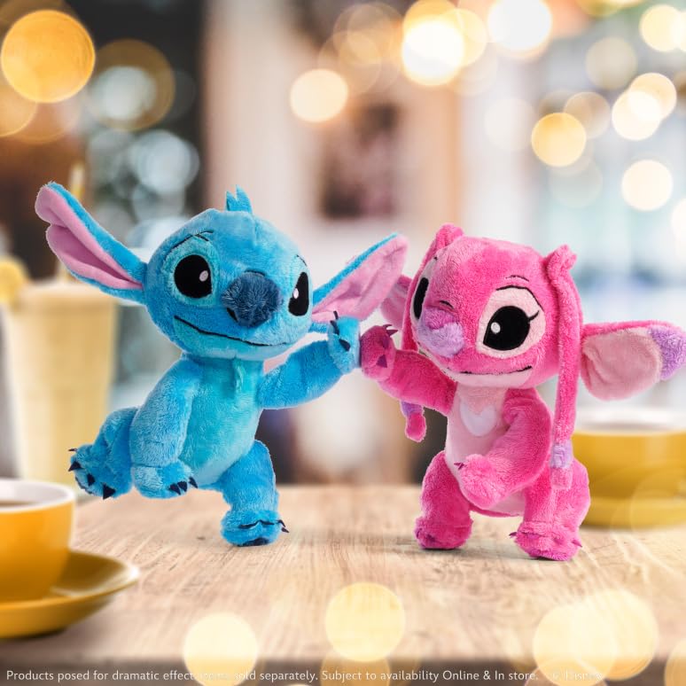 Simba Disney Lilo And Stitch Angel Soft Toy - 25cm Pink Polyester Plushie 6