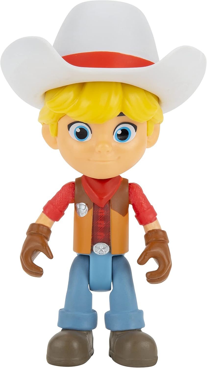 Dino Ranch Jon & Blitz Chariot Vehicle - Pull-Back Action with 3" Figure, Ages 3+ 2