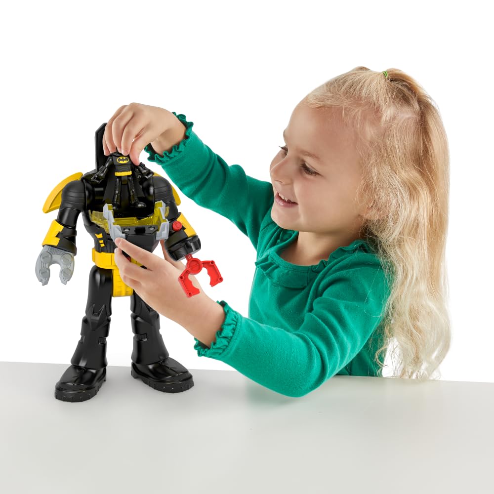 Fisher-Price Imaginext DC Super Friends Batman Insider & Exo Suit Robot | Ages 3+