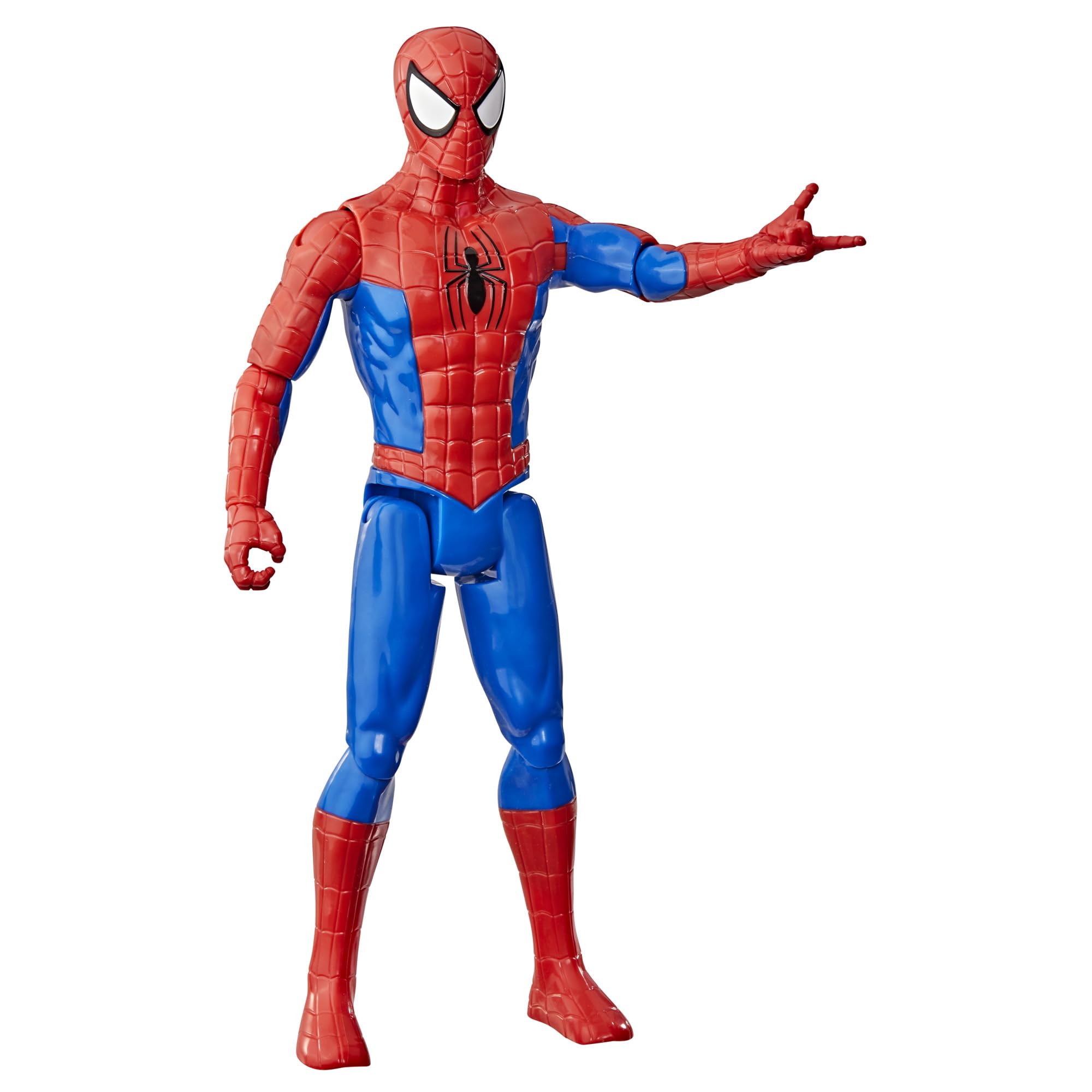 Marvel Titan Series Spider-Man Action Figure - 12-inch Scale | 11 Points of Articulation | Ages 4+ 1