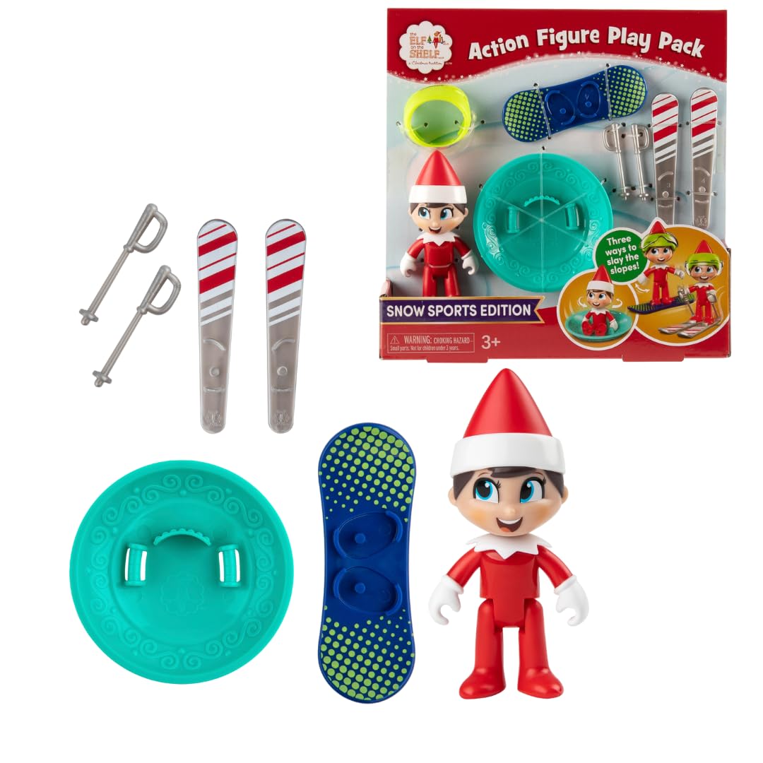 The Elf on the Shelf Snow Sport Edition Action Figure Playset - Ages 3+ 9