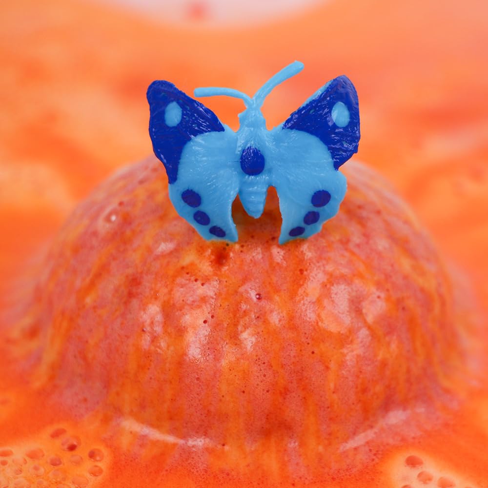 ZIMPLI Large Butterfly Ring Surprise Bath Bomb - 100g | Moisturizing | Strawberry Scent 3