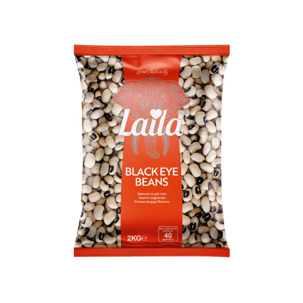 LAILA Black Eye Beans - 2 kg Pack