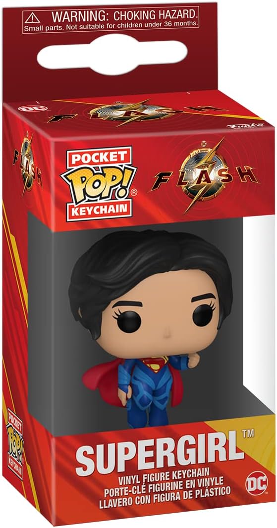 Funko Pop! DC Comics - The Flash & Supergirl Vinyl Keychain (65590)