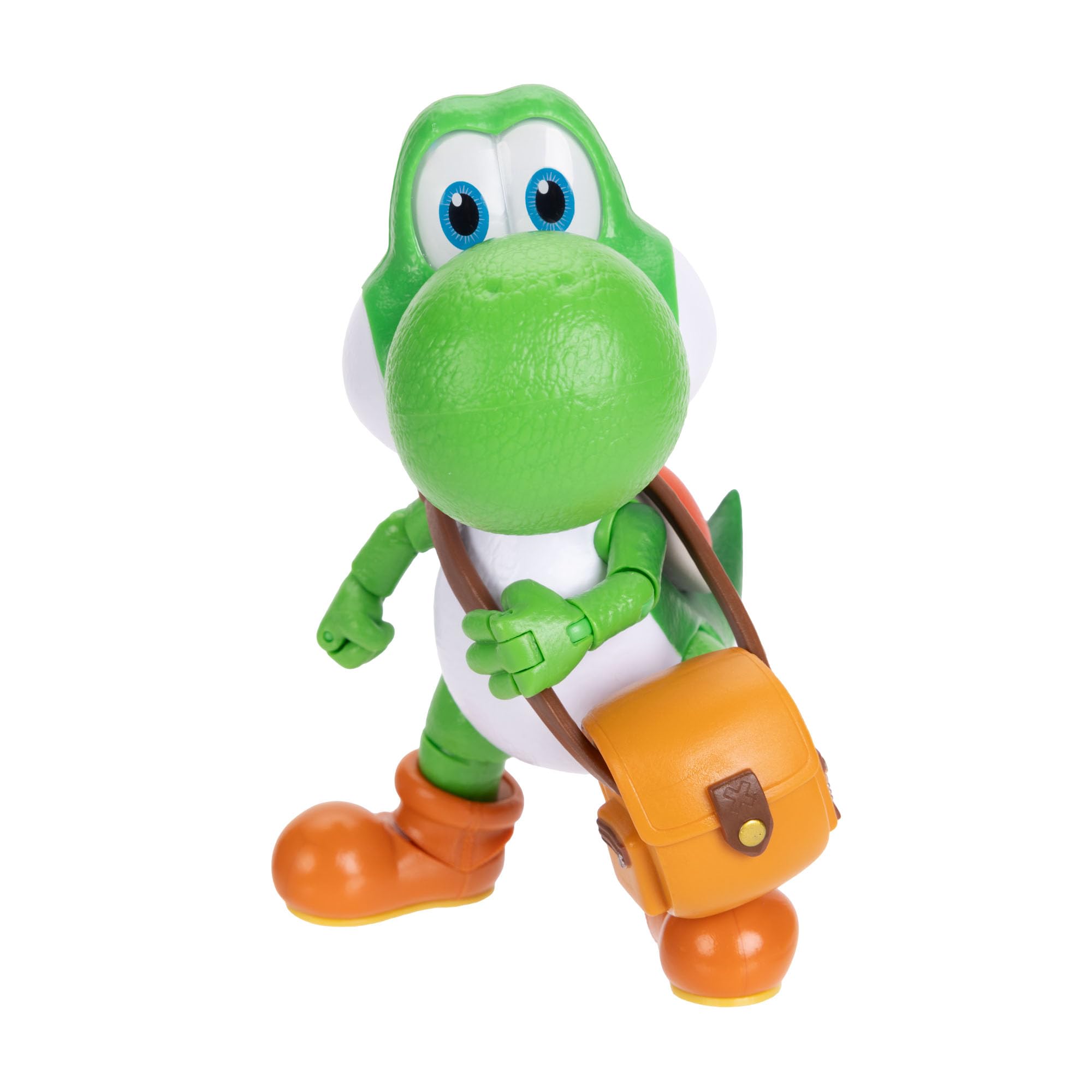 Jakks Pacific Super Mario Galaxy Movie Yoshi 5' Action Figure with Cap, Sunglasses & Satchel 5