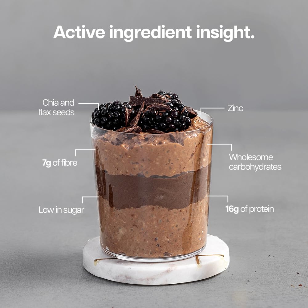 Protein Works Overnight Oats - Caramel Latte | High Protein | Low Sugar | 500 g 3