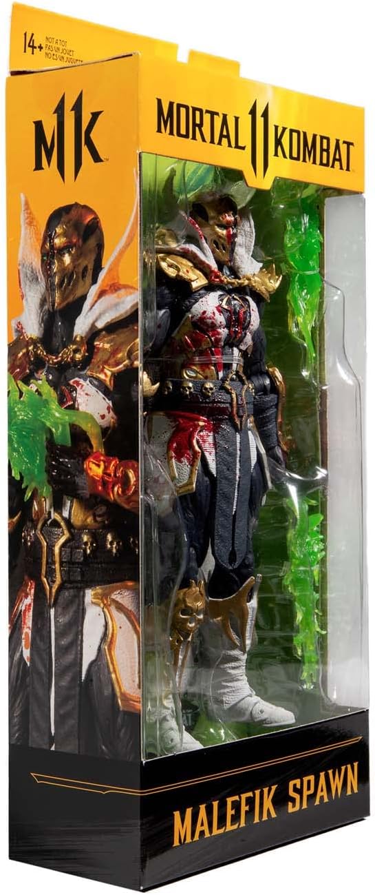 Mortal Kombat 11 - McFarlane Toys Malefik Spawn (Bloody Disciple) 7-Inch Action Figure (2023)