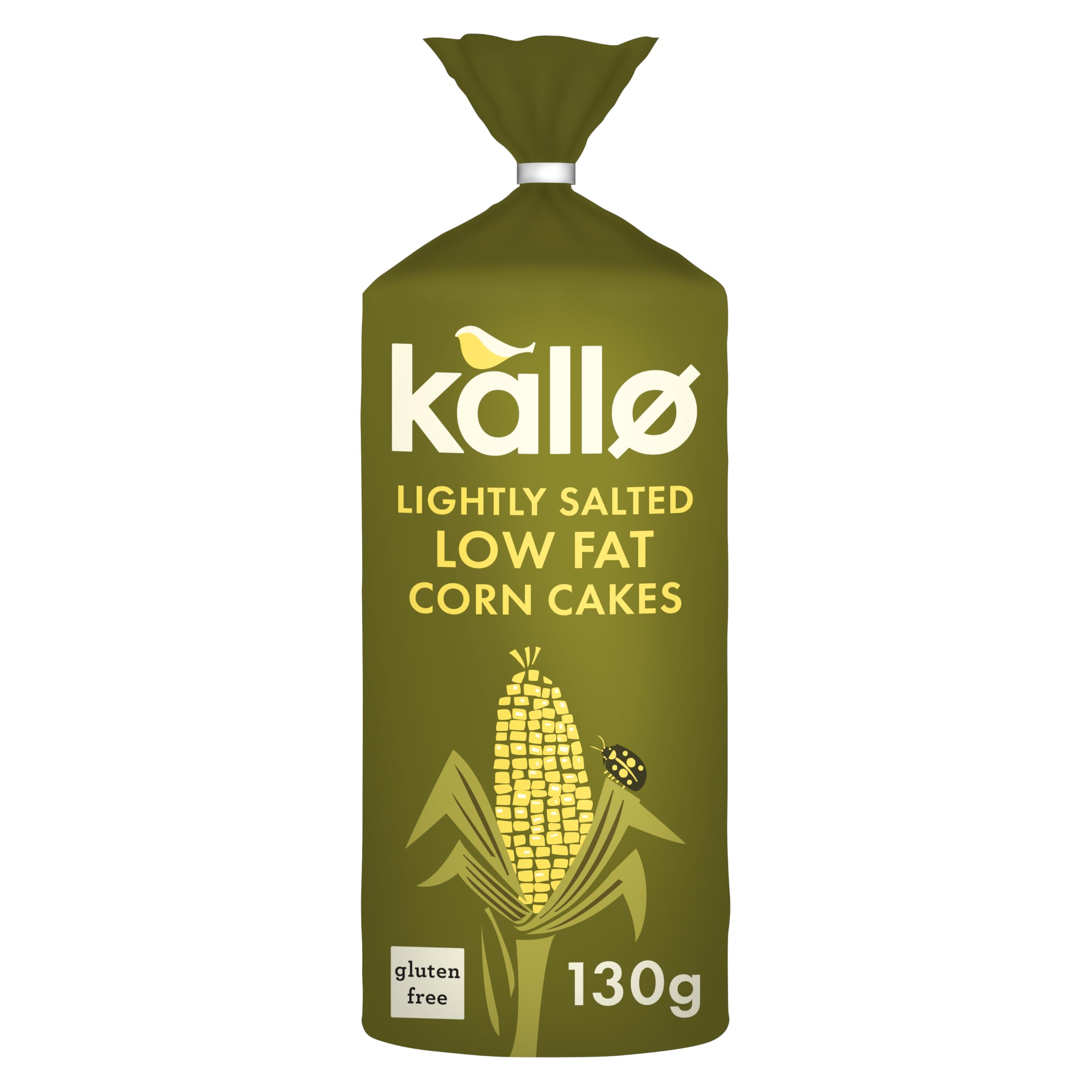 Kallo Lightly Salted Corn Cakes - 130g | Gluten-Free | Vegetarian & Vegan