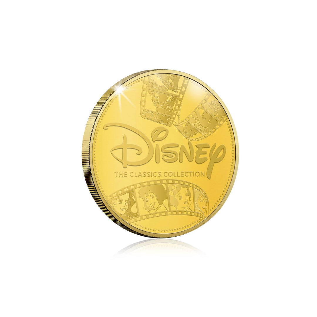 Die Koin Club Disney Gifts Classics Goldmünze zum Sammeln in limitierter Auflage