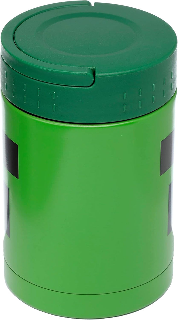 Puckator - Minecraft Creeper Reusable Stainless Steel Hot & Cold Thermos 500ml