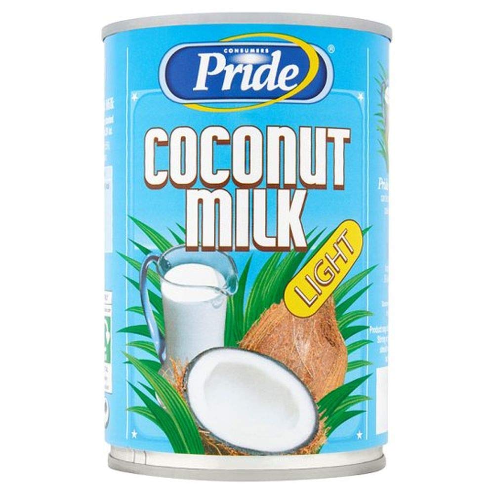 CONSUMER'S PRIDE Light Coconut Milk - 400 ml | High Coconut Content | Vegan, Halal, Kosher