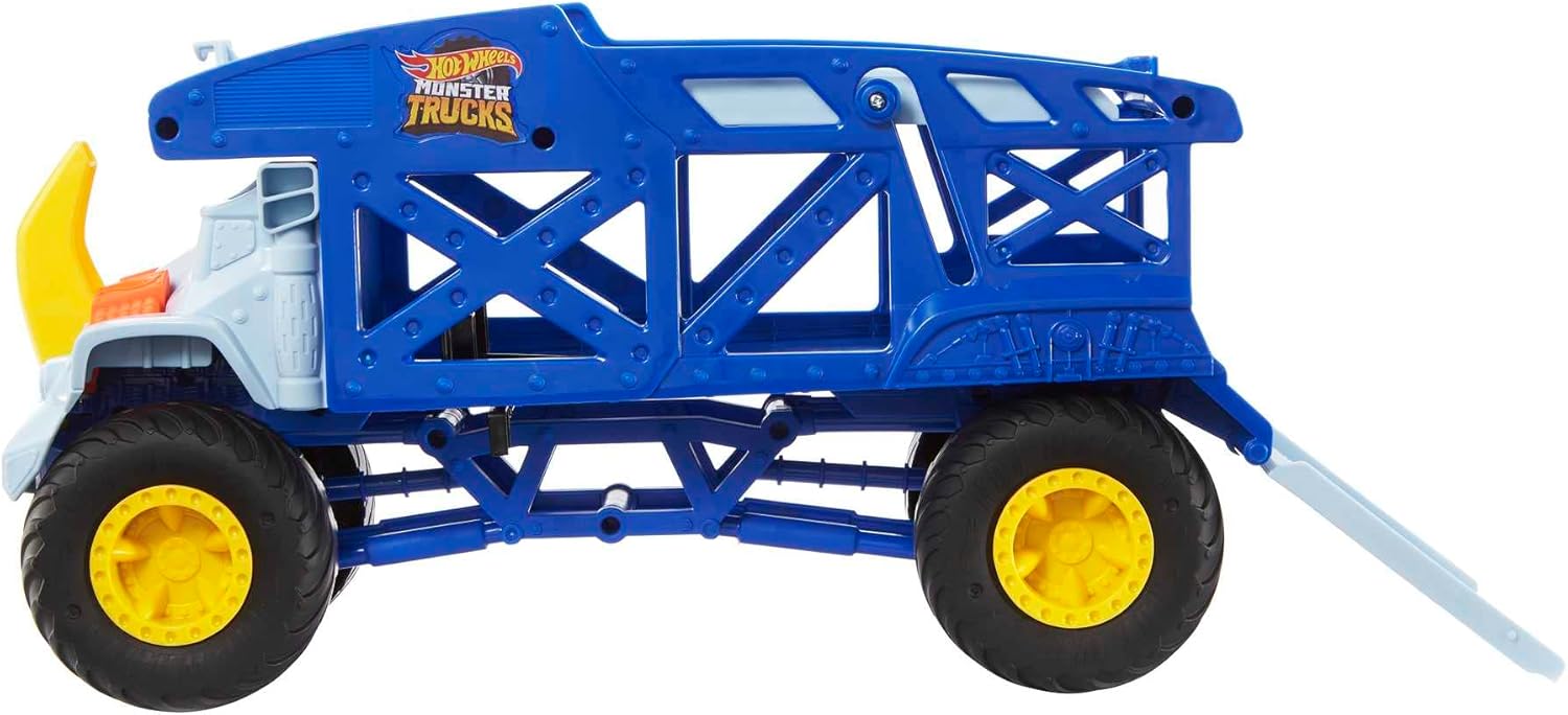 Hot Wheels Monster Trucks Monster Mover Rhino - Toy Car Hauler for Kids 3+ 2