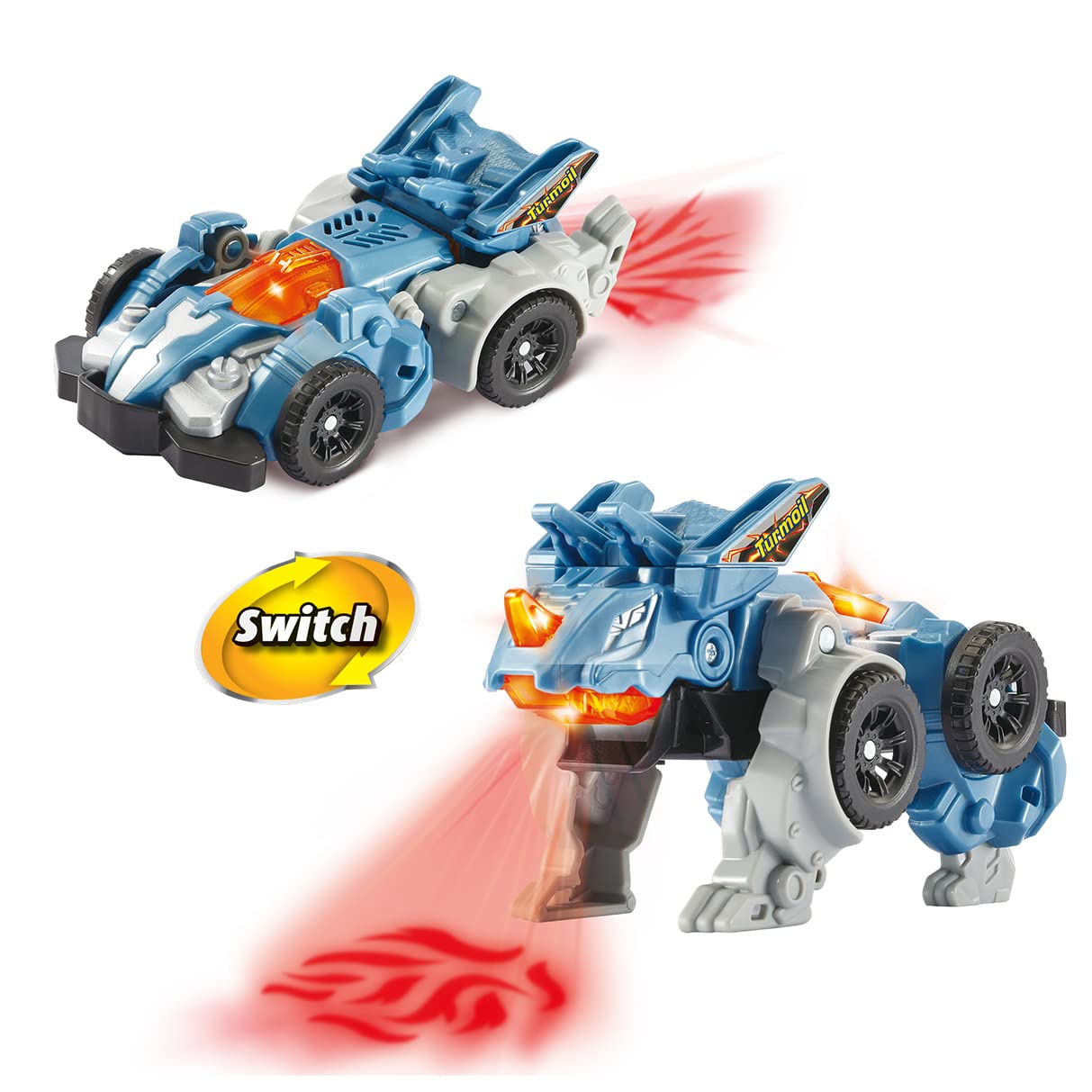 VTech Switch & Go Dinos Turmoil the Triceratops Toy | Ages 3+ 3