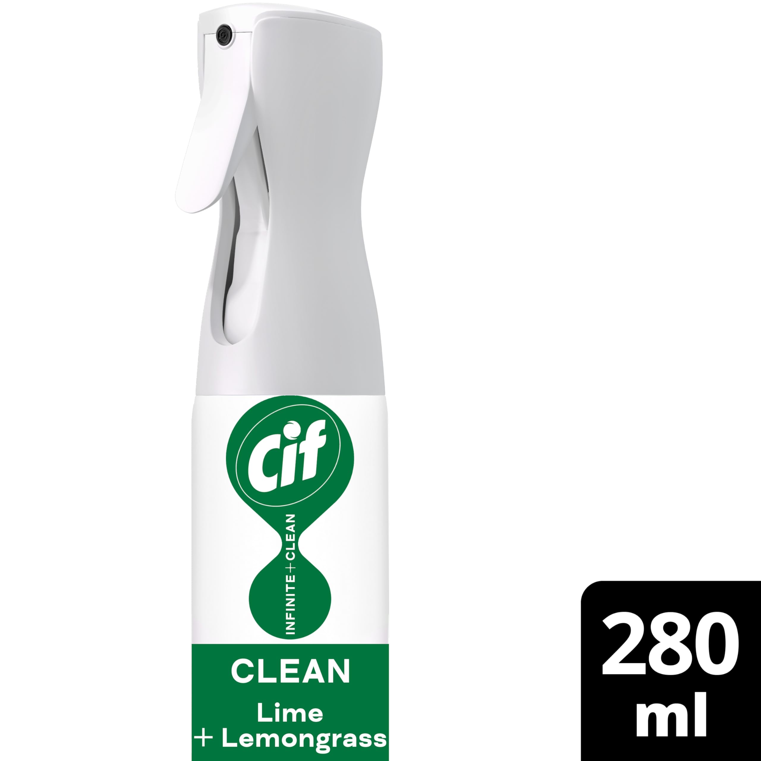Cif Infinite Clean All-in-One Cleaner Spray Lime & Lemongrass | Probiotics Technology | 280 ml 2