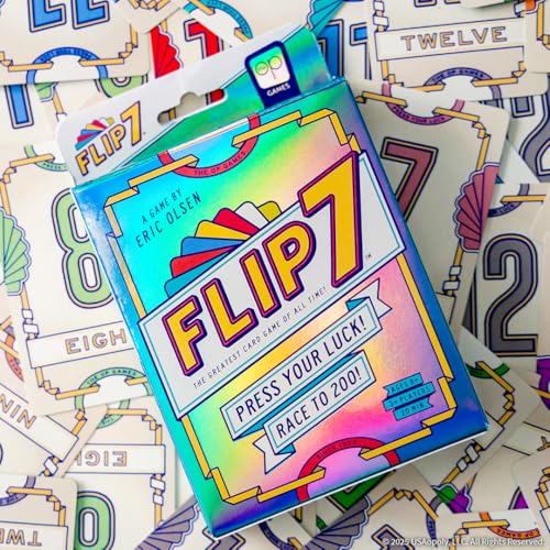 USAopoly Flip 7 Card Game for 3+ Players, Ages 8+, 20-Minute Play Time 2