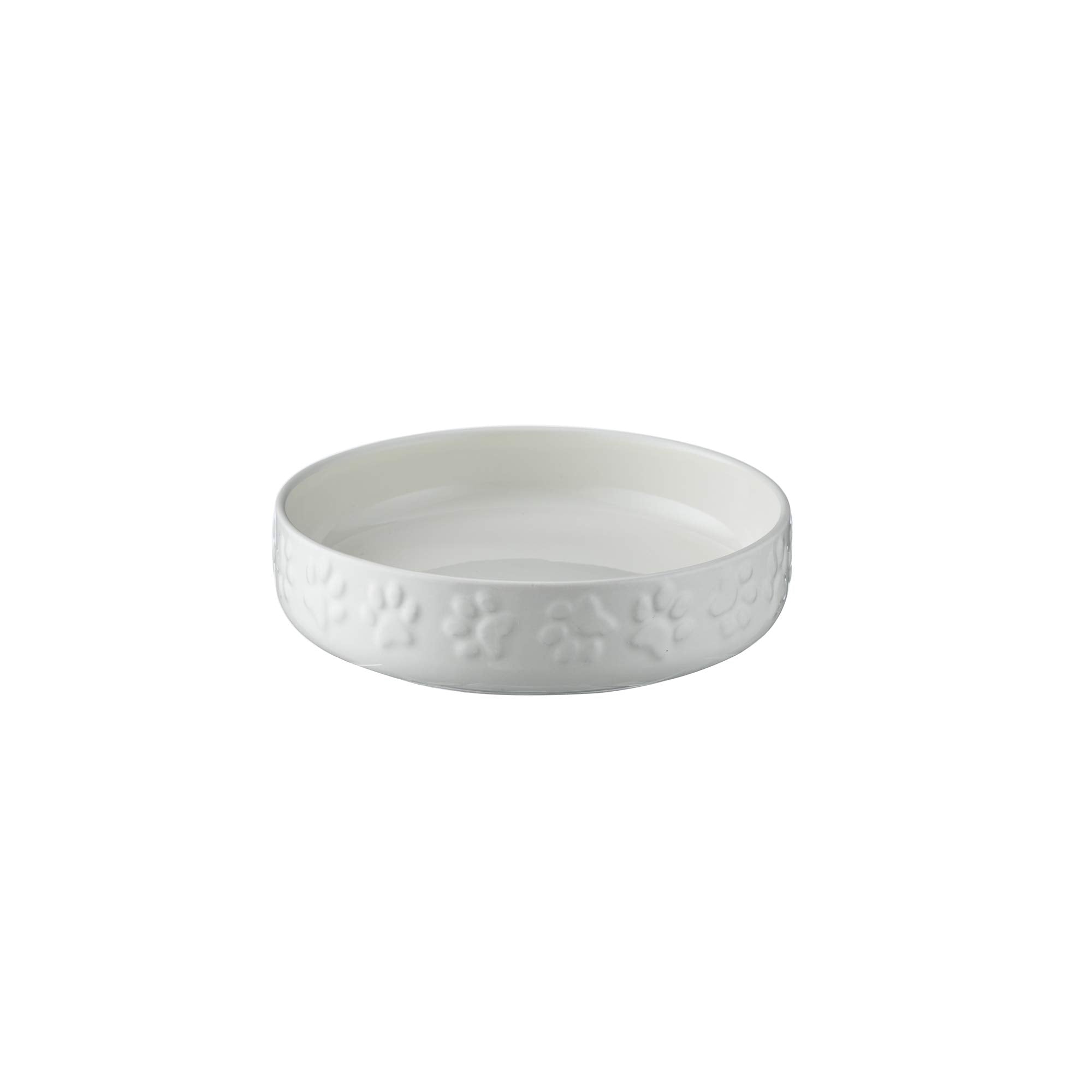 Mason Cash Colour Mix Cream Cat Saucer - 13 cm Diameter | 200ml Capacity | Durable Stoneware