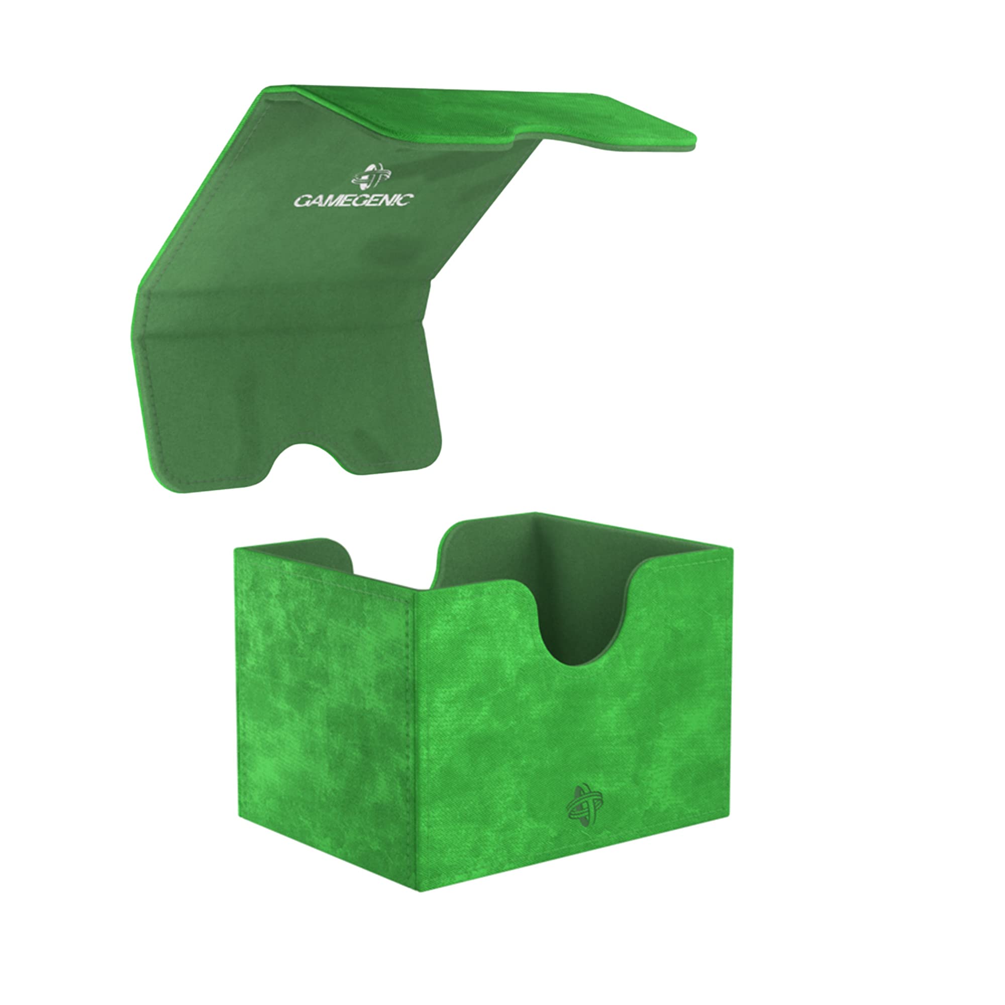 Gamegenic Sidekick 100+ XL Card Storage Box - Holds 100 Double-Sleeved Cards, Green 2