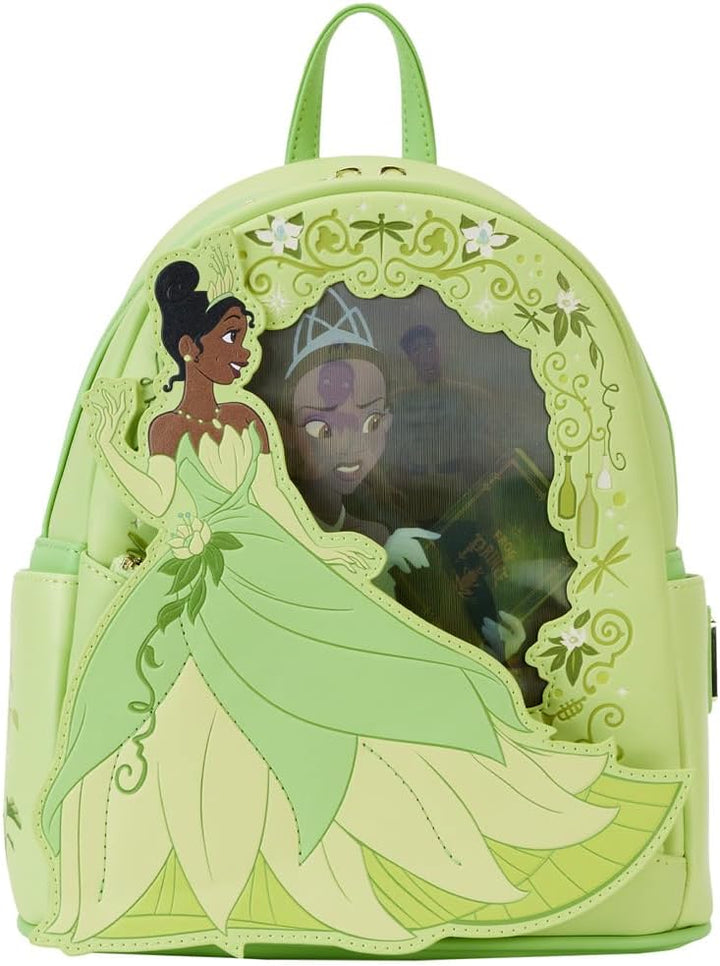 Loungefly Disney Princess and the Frog Tiana Lenticular Mini Backpack (Model Number)