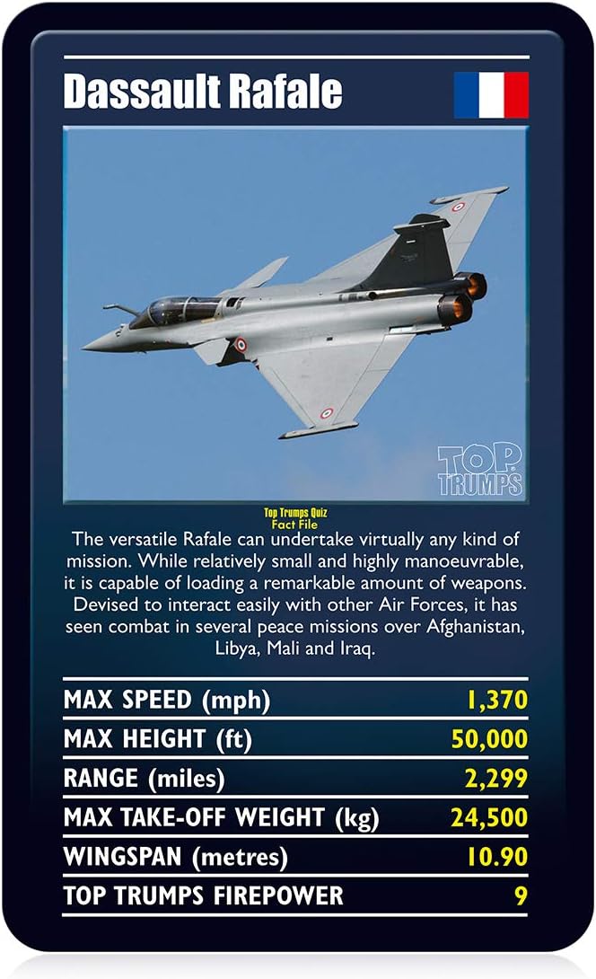 Top Trumps Ultimate Military Jets Card Game 2