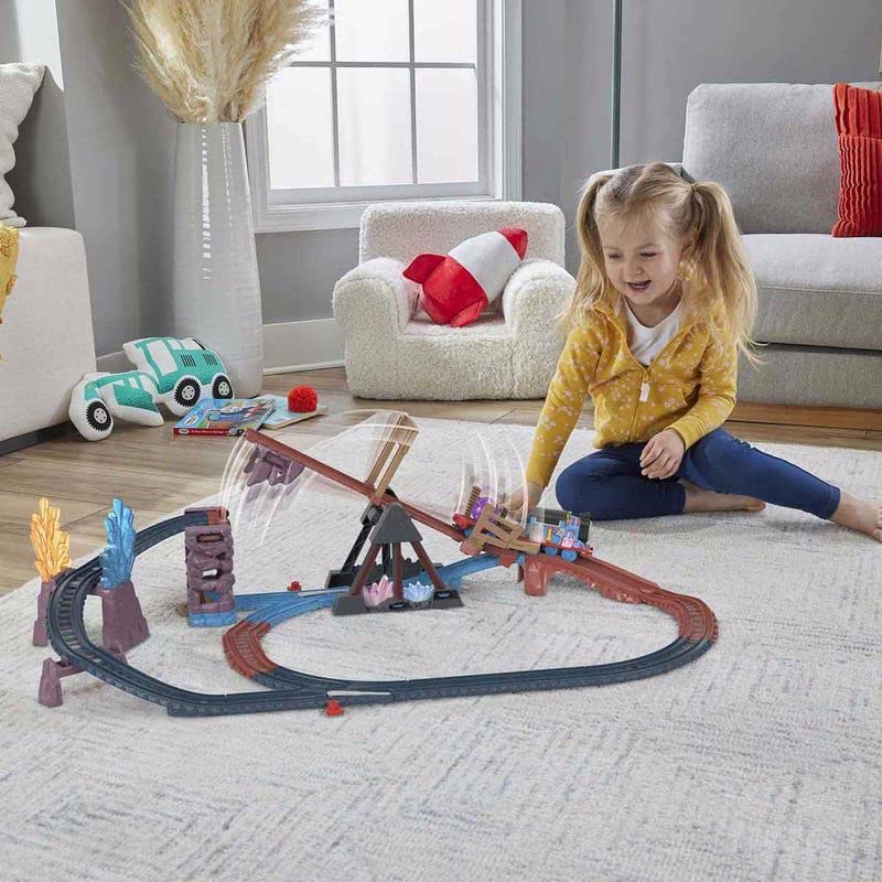 Fisher-Price Thomas and Friends Crystal Caves Adventure Train Set - Motorized Thomas Engine & Track Playset for Ages 3+ 9