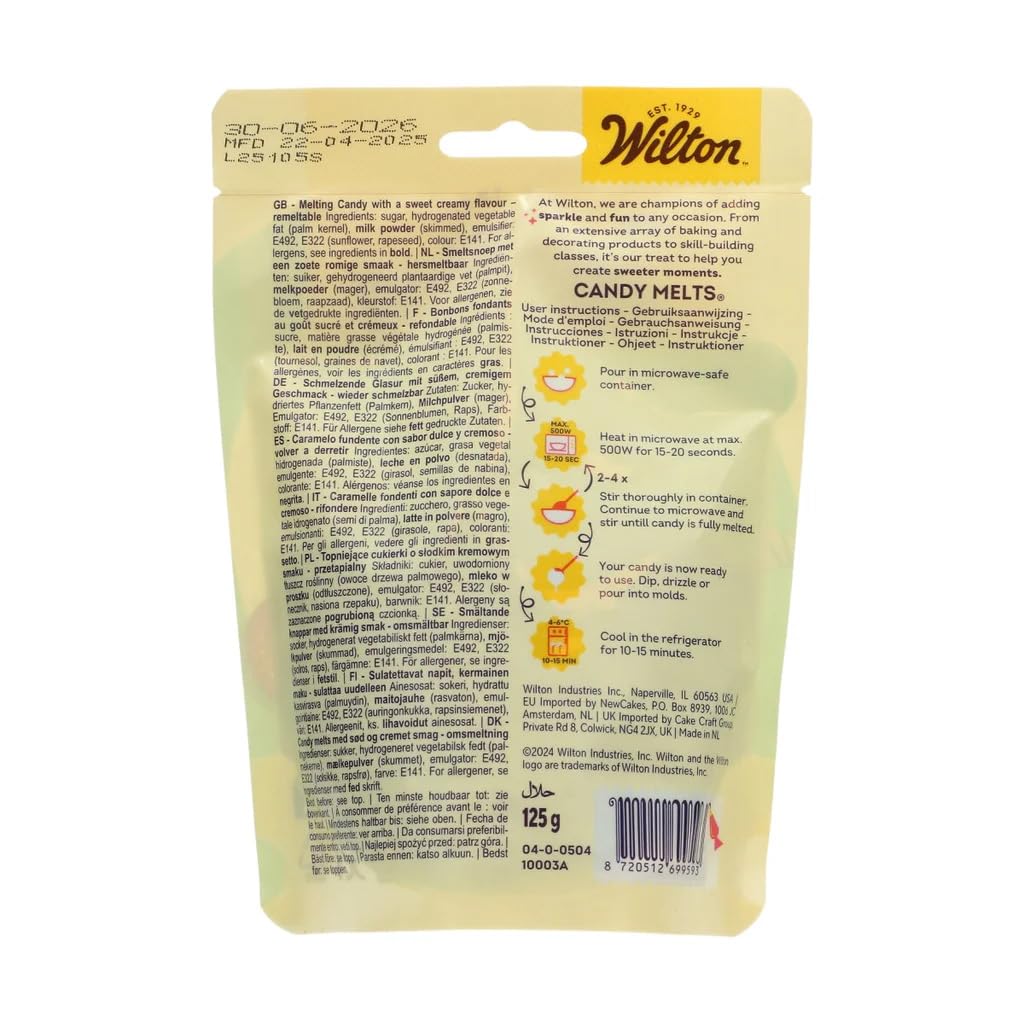 Wilton Candy Melts Dark Green Melting Candy for Dipping and Molding | 125g 2