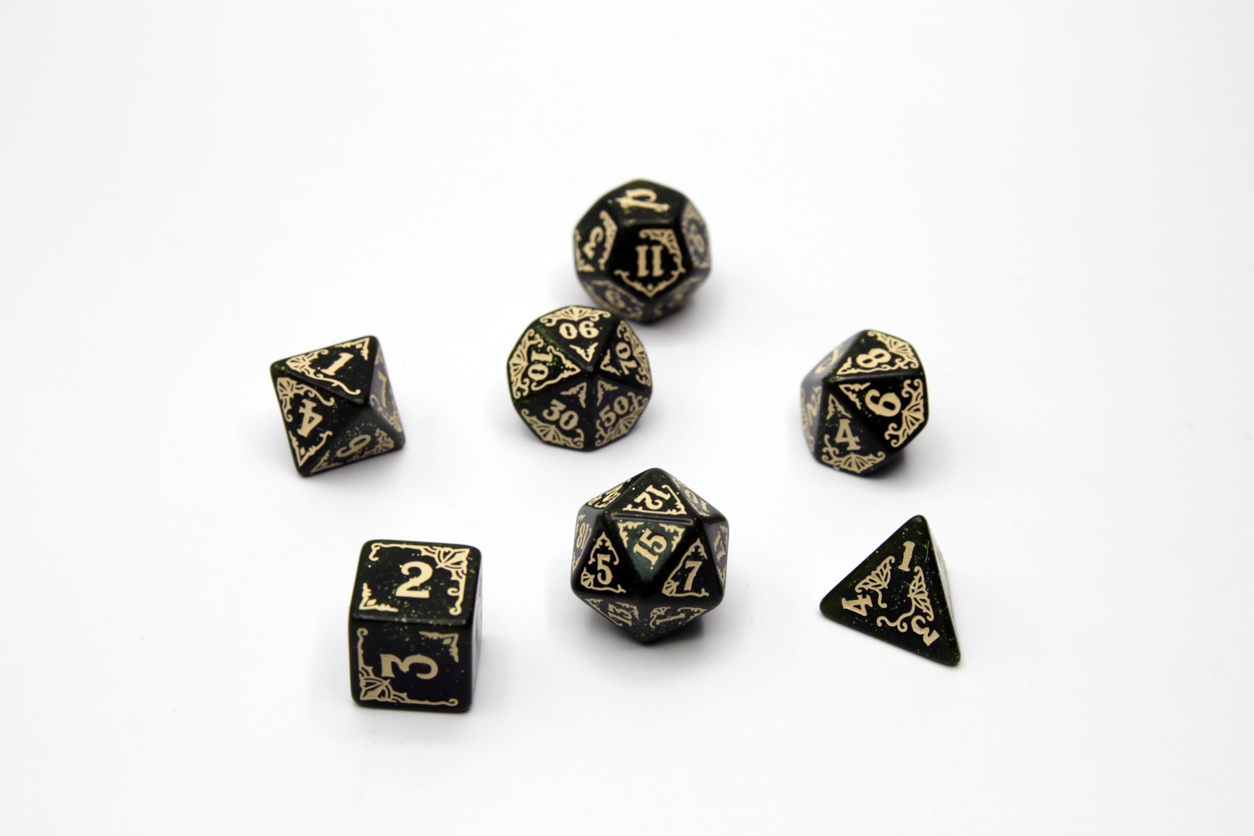 Q WORKSHOP Pathfinder Arcadia Dice Set - 7 Piece RPG Dice 3
