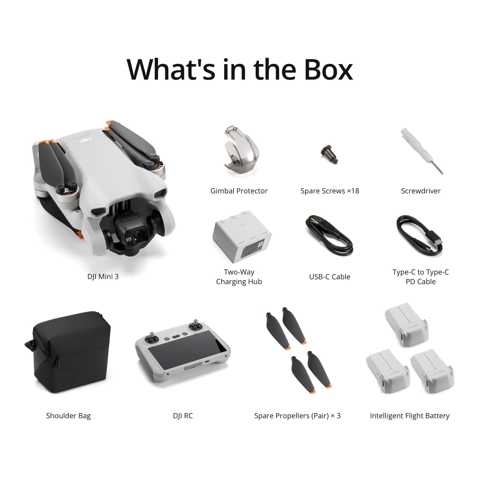 DJI Mini 3 Fly More Combo (DJI RC) – Lightweight Drone with 4K Camera, 3 Batteries, and 114-min Flight Time 4