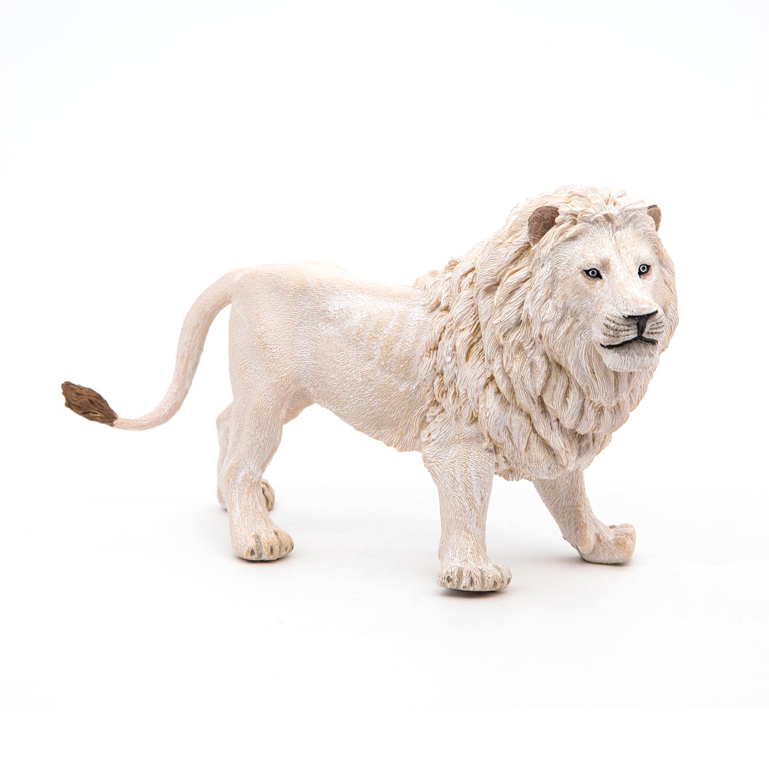 Papo White Lion Figurine - Wildlife Action Figure for Imaginative Play 12