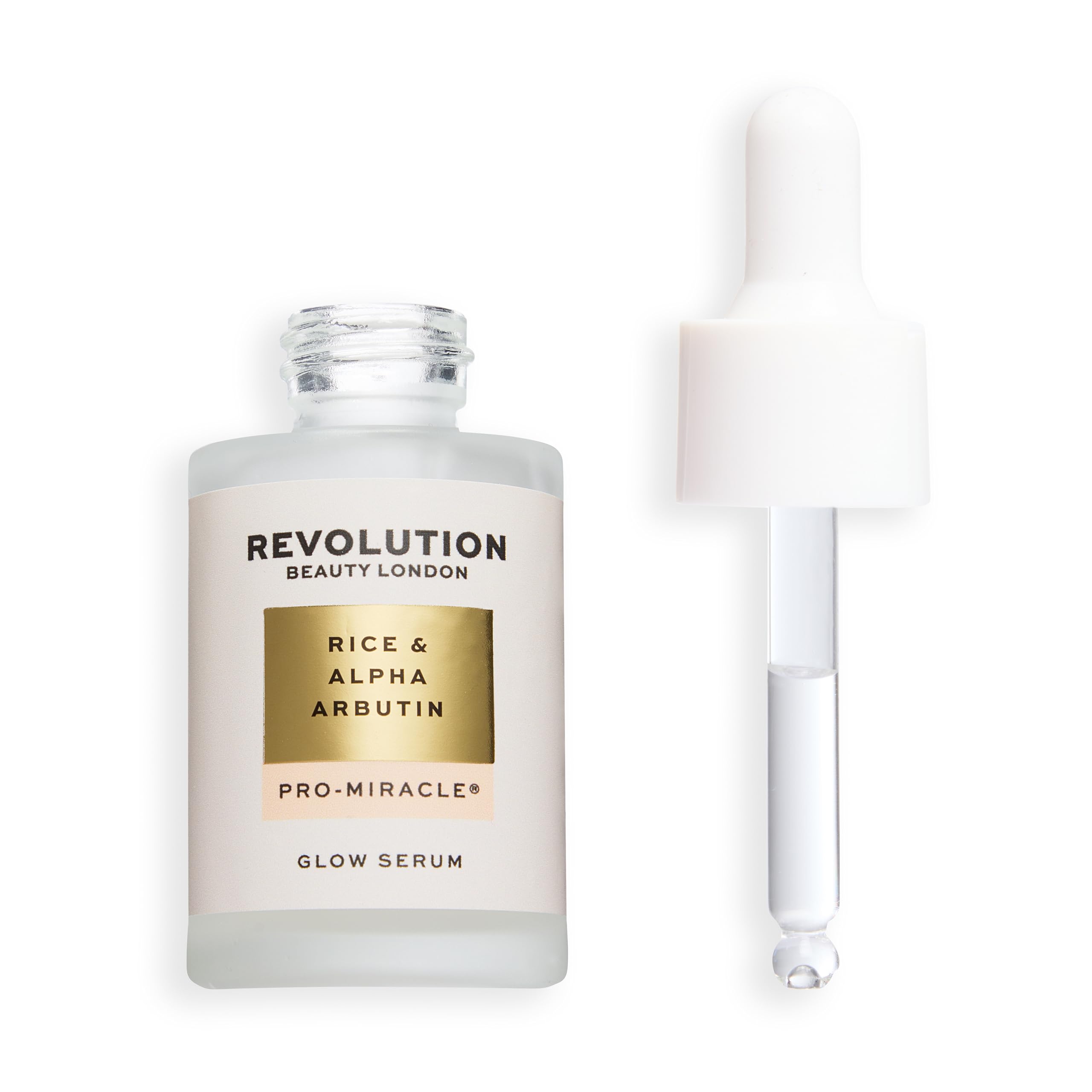 Revolution Beauty London Miracle Rice + Alpha Arbutin Serum - Targets Dullness & Hyperpigmentation | 30 ml