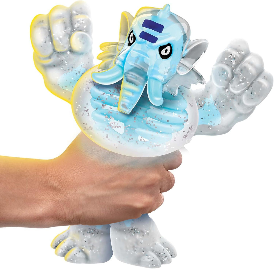 Heroes of Goo Jit Zu Dino X-Ray Ultra Rare Smashadon Hero Pack - Glow-in-the-Dark Bones, Squishy Dinosaur Action Figure for Kids