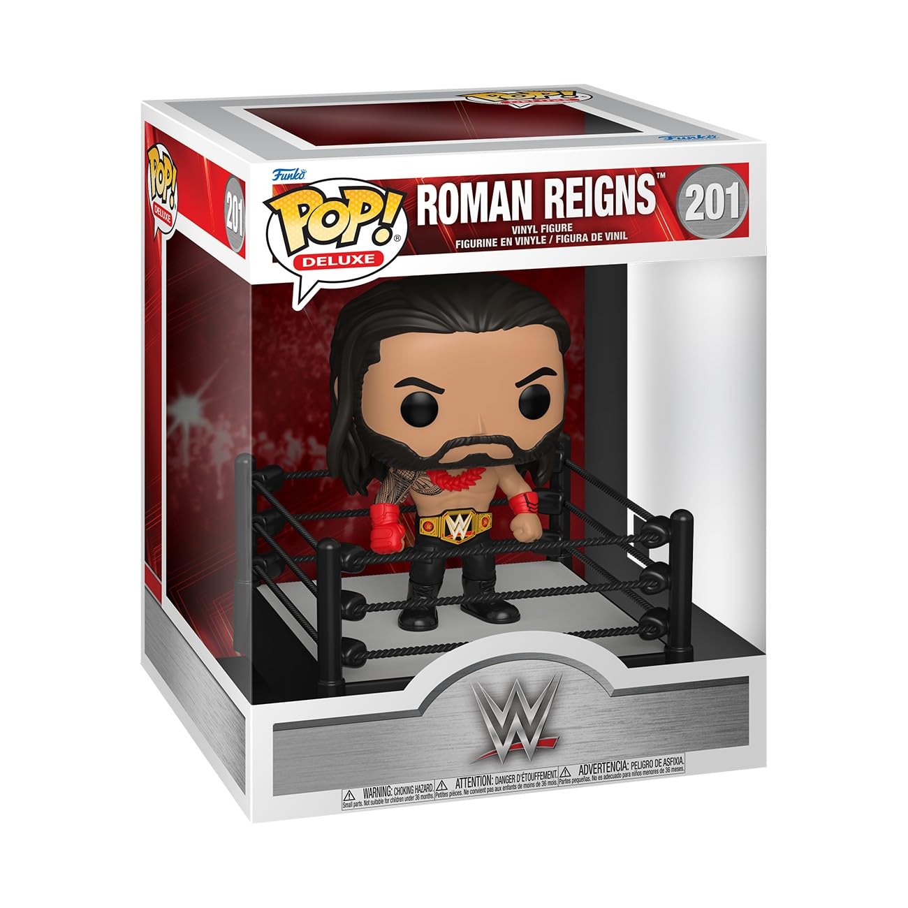 Funko POP! Deluxe: WWE Roman Reigns in Ring Collectable Vinyl Figure | Model 90532 1