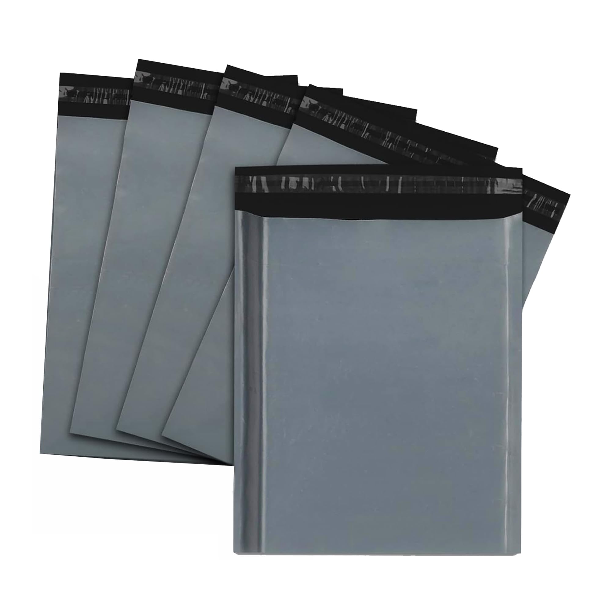 G4GADGET 5 Pack Large Grey Polyethylene Box Mailers | 17 x 24 Inches (425mm x 600mm)