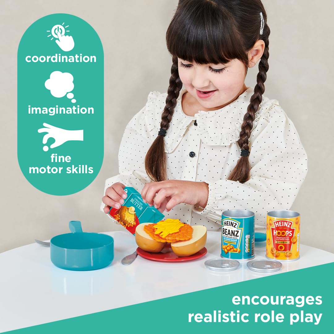 Casdon Heinz Beanz & Hoops Make & Play Set - Pretend Play Kitchen Toy for Ages 2+ 2