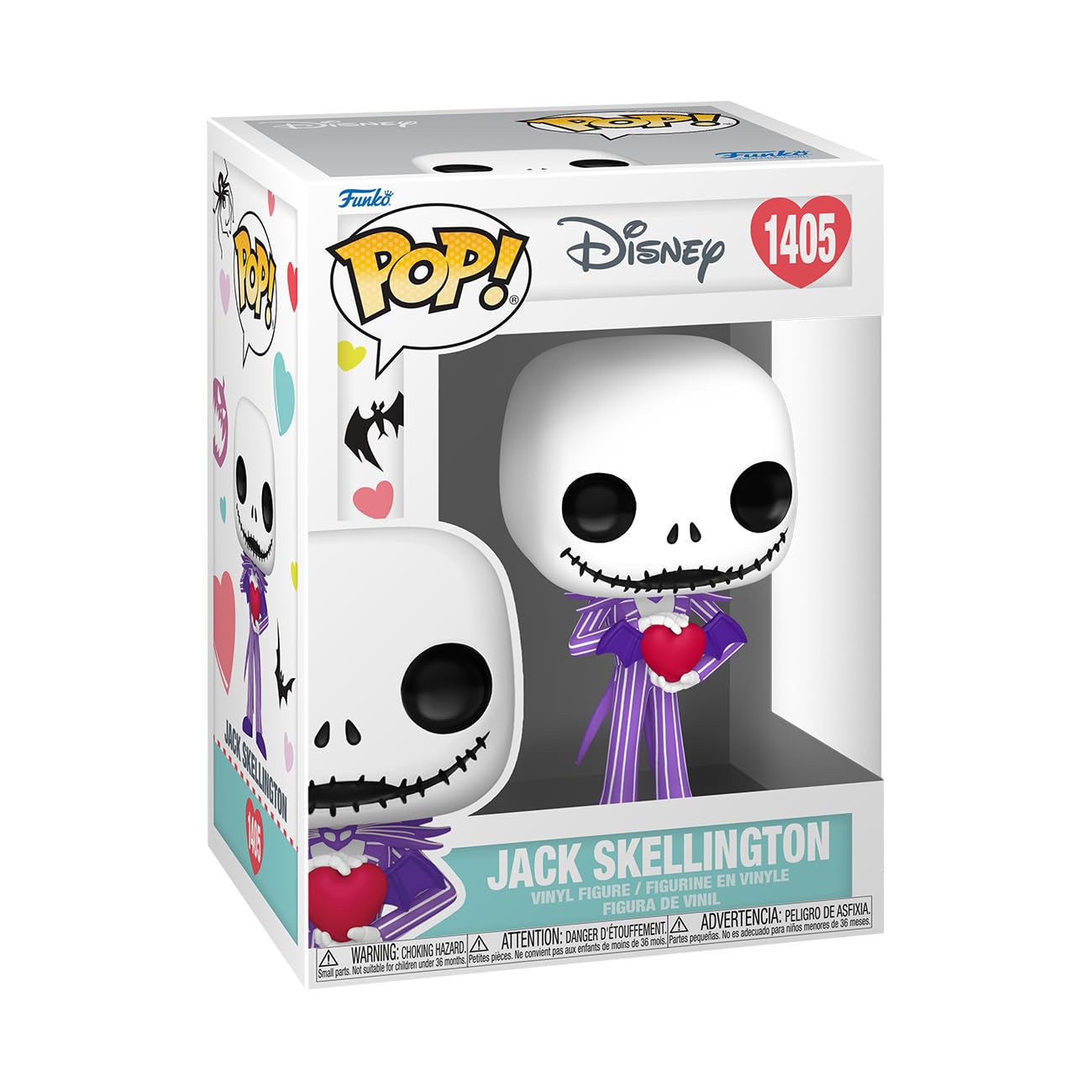 Funko Pop! Disney: The Nightmare Before Christmas - Jack Skellington Valentine's Vinyl Figure 1
