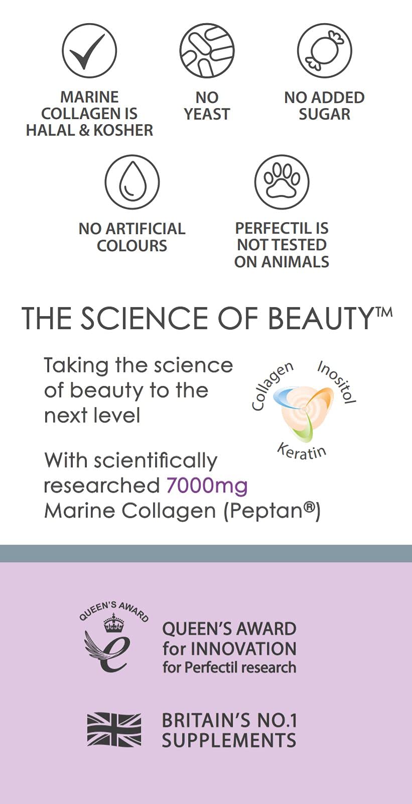 Perfectil Platinum Collagen Drink for Hair - 10 x 50 ml Vials 12