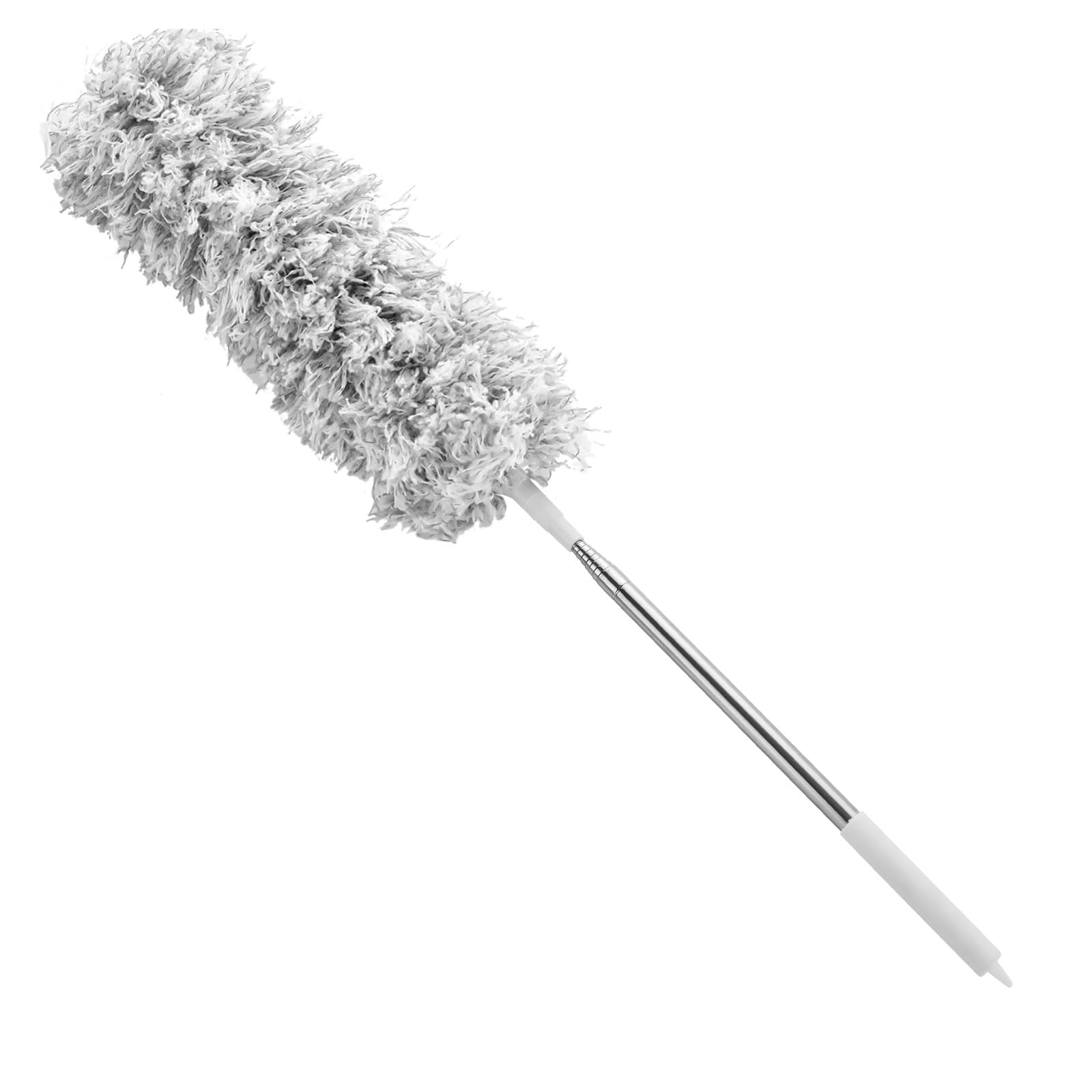 ASelected Extendable Microfiber Duster with 108" Telescoping Pole - 80-275cm Adjustable Height for Ceilings, Fans & Blinds