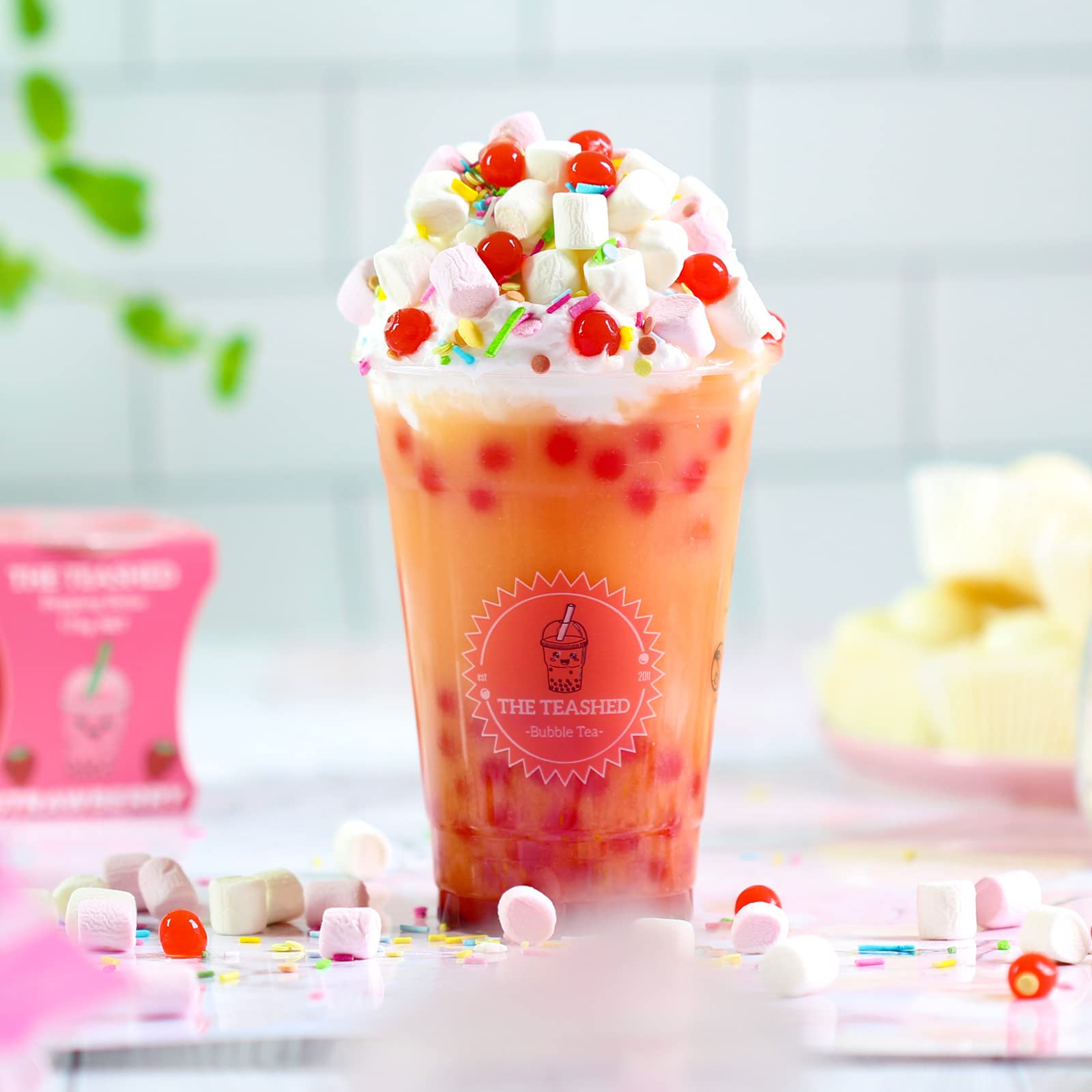 The TeaShed Popping Boba Gift Set - 3 Flavours Real Fruit Juice Boba | Vegan Friendly 3