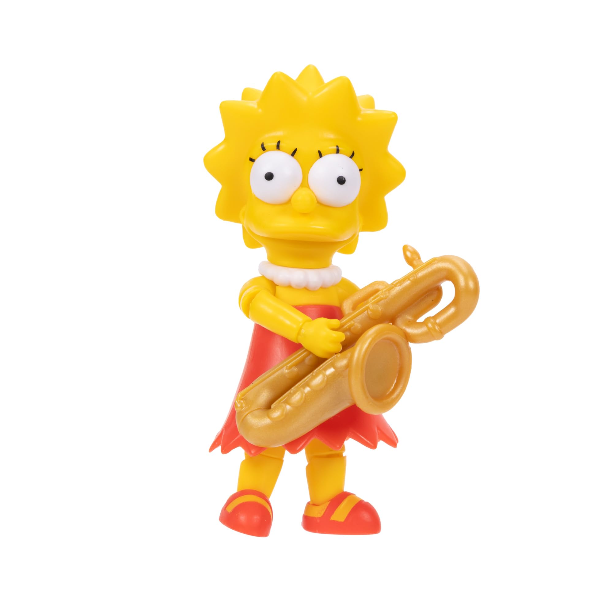 JAKKS Pacific The Simpsons - Lisa Simpson 12.7cm Action Figure with Saxophone 1