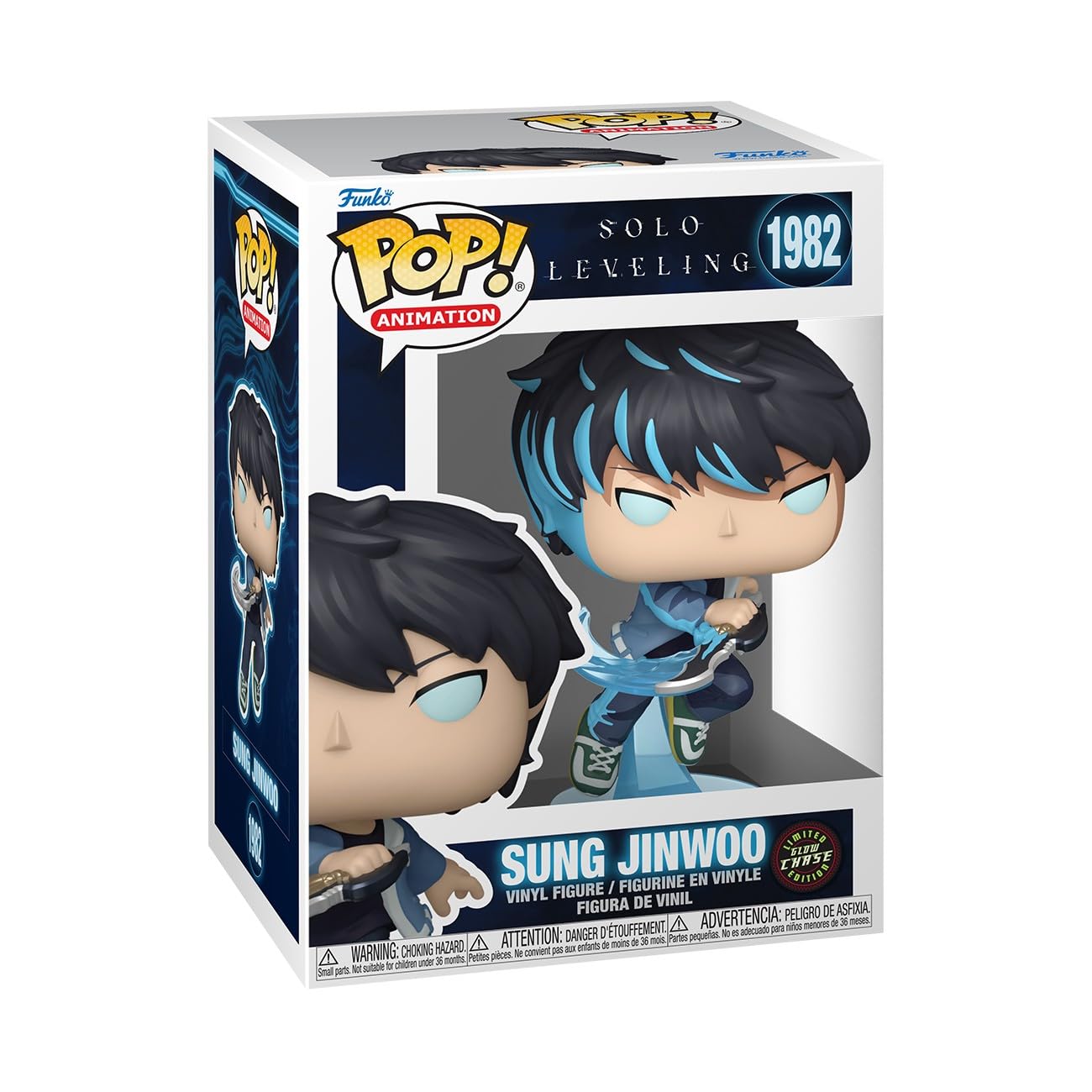 Funko Pop! Animation: Sung Jinwoo - Solo Leveling | Vinyl Figure | Approx. 3.75 in 5