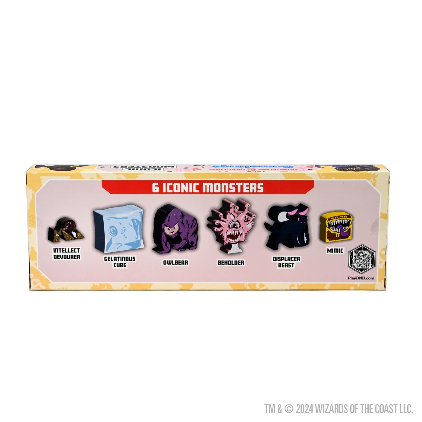 WizKids Dungeons & Dragons Gamelings: Iconic Monsters Wooden Tokens Set | Multicolor
