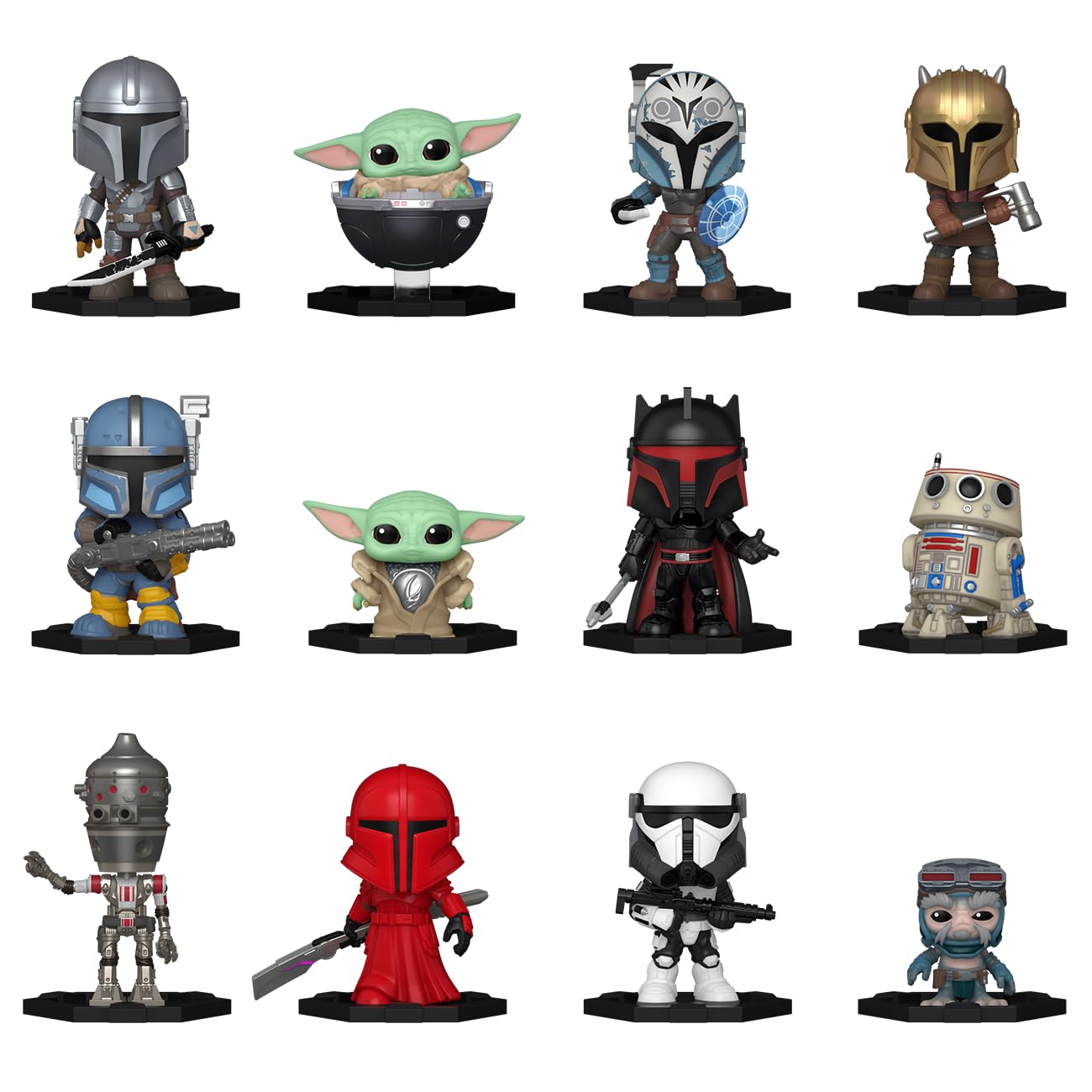 Funko Mystery Mini Star Wars: The Mandalorian Collectible Vinyl Figure | 3.4 in | Multicolor