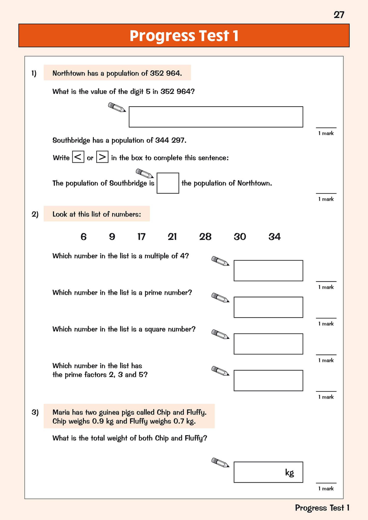 CGP KS2 Maths Targeted Question Book - Year 5: Practice Questions for Latest Curriculum