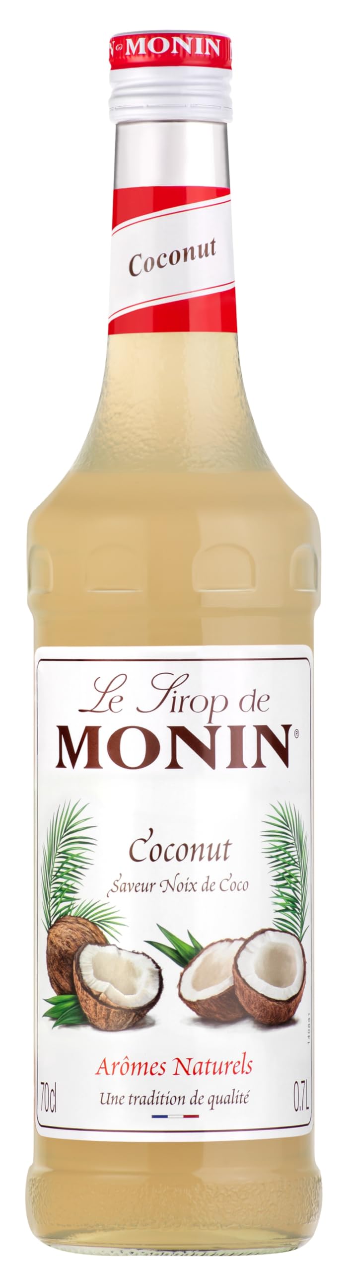 Monin Coconut Syrup - Intense Coconut Flavour | 700ml | Vegan & Allergen-Free